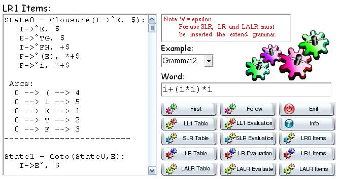 Parsing Simulator for Compilers Principles Techniques and Tools